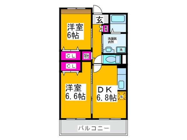 エアリ－ヒルの物件間取画像